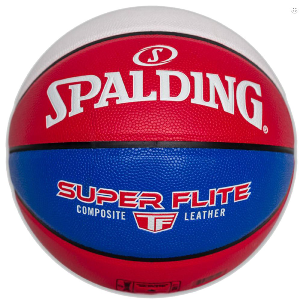 СЦ*Мяч баск. SPALDING Super Flite 76928z, р.7, синт.кожа (композит), красно-сине-белый