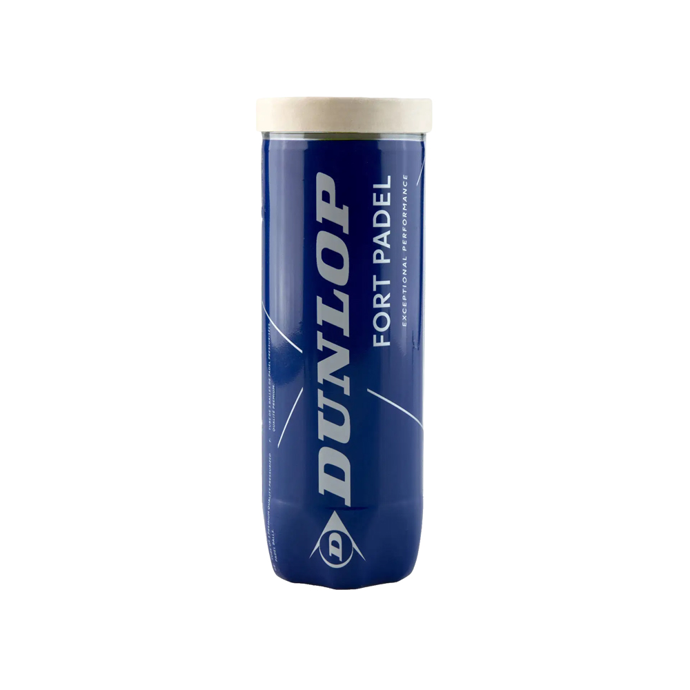 Мяч для падела Dunlop Fort Padel, 601555, уп.3 шт, FIP, сукно, нат.резина,желтый