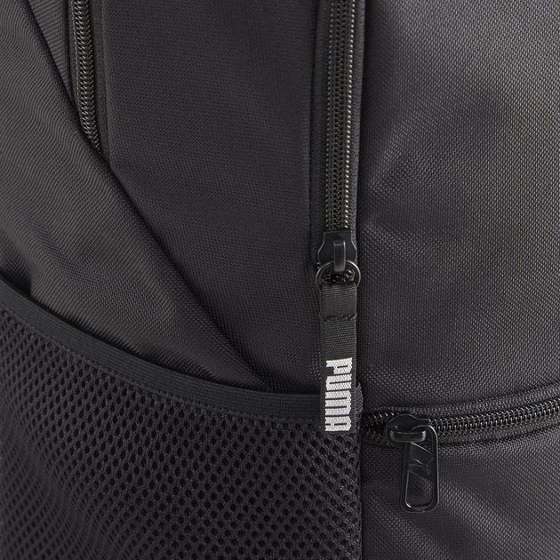 Рюкзак спорт. PUMA TeamGOAL Backpack ball net, 09046701, полиэстер, черный