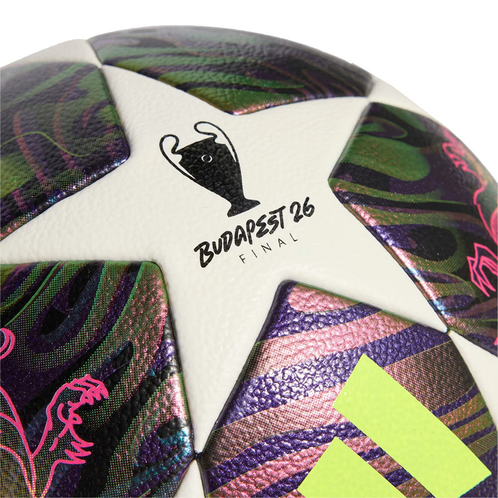 Мяч футб. ADIDAS UCL Competition JX9096, р.4, 32п, ПУ, термосшивка, бело-фиолетовый